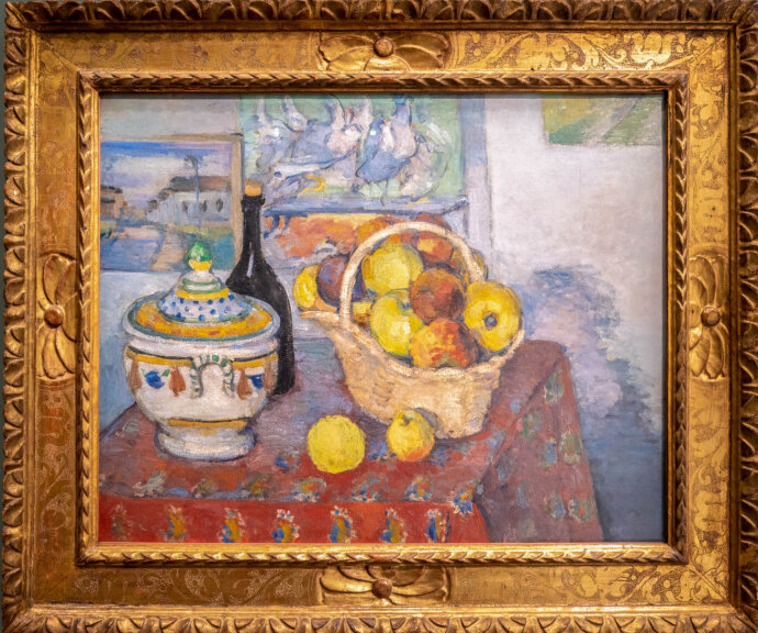 Still life with soup terrine- Paul Cezanne