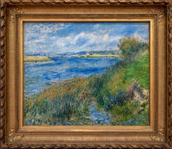 The Banks of the Seine, Champrosay- Pierre-Auguste Renoir