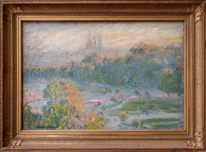 The Tuileries (study- Claude Monet