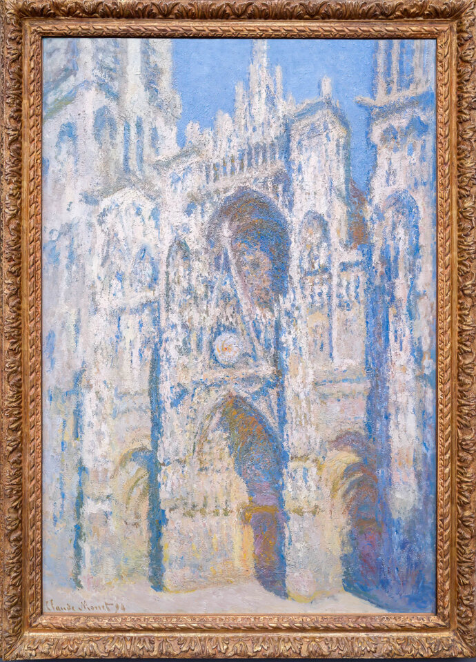 Rouen Cathedral Full Sunlight Claude Monet