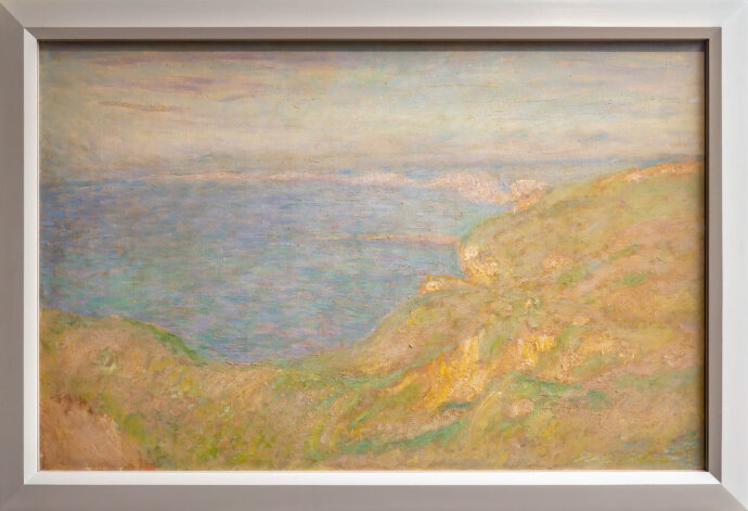 Falaise de Fécamp- Claude Monet