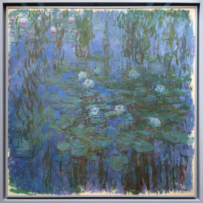 Nympheas Bleus- Claude Monet