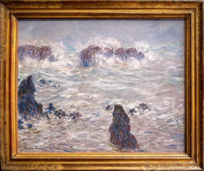Storm off the Belle-Ile Coast- Claude Monet