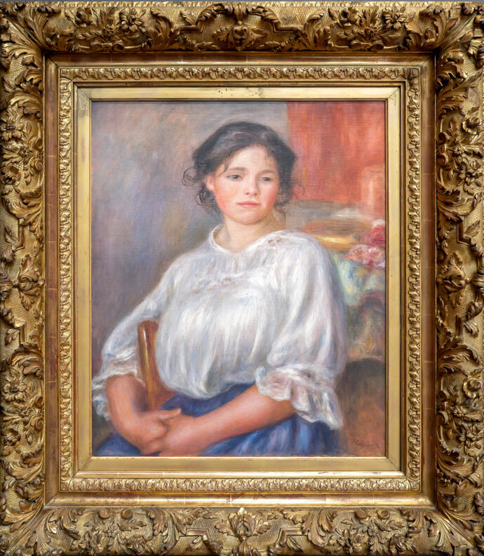 Seated Girl- Pierre-Auguste Renoir