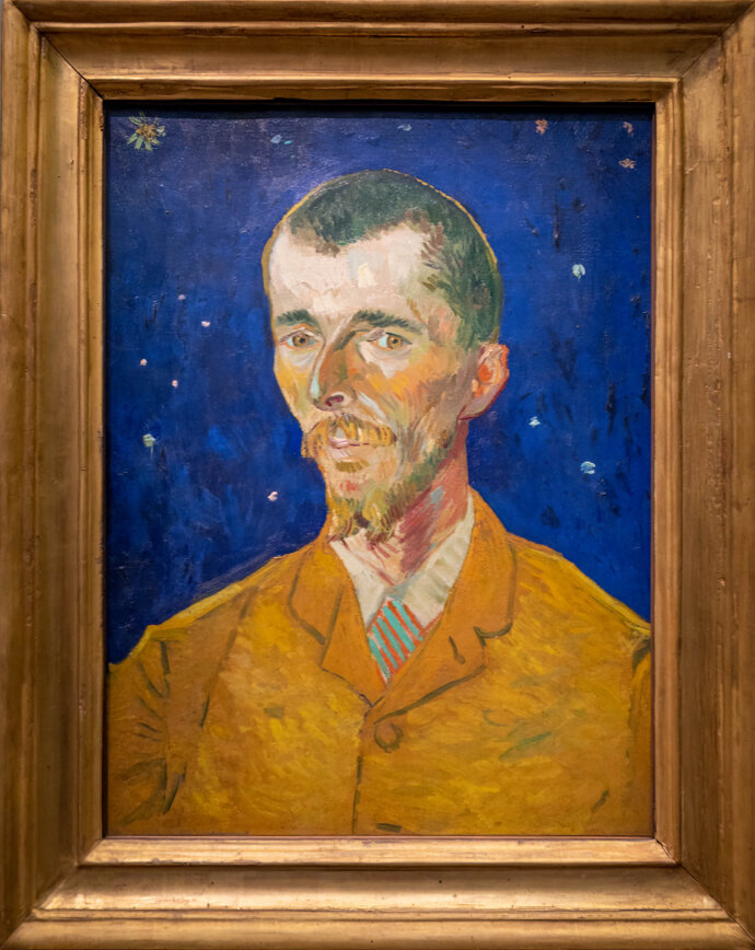 The portrait of Eugène Boch- Vincent van Gogh