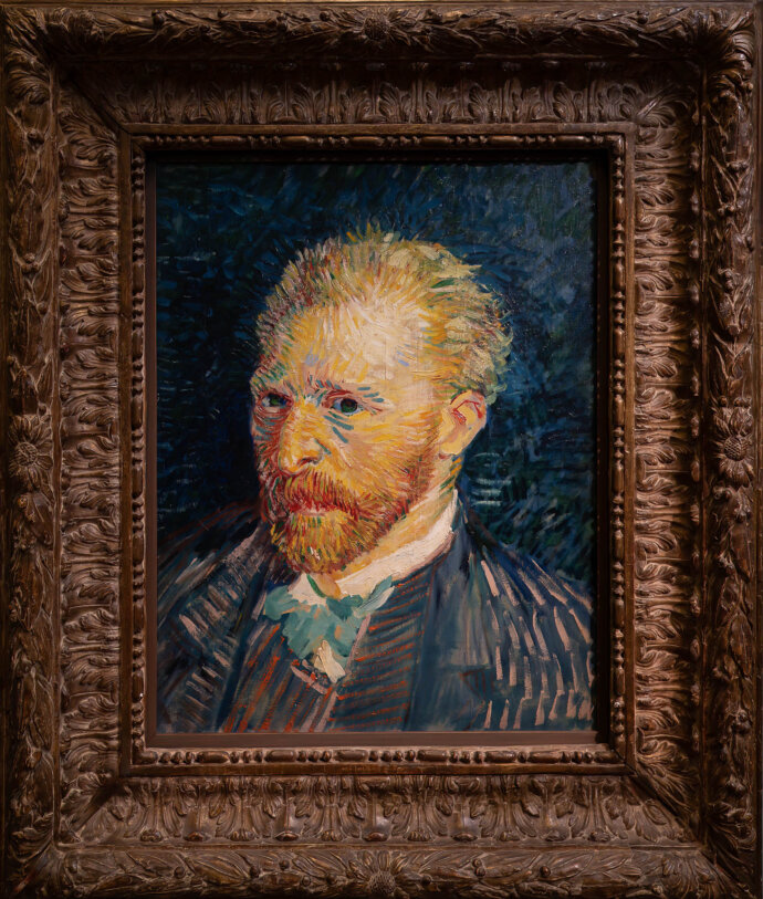 Van Gogh self-portrait- Vincent van Gogh