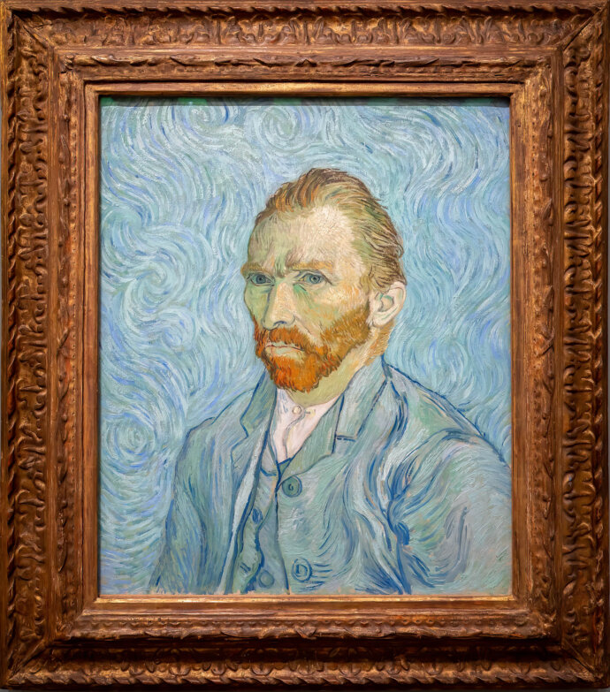 Van Gogh self-portrait-Vincent van Gogh