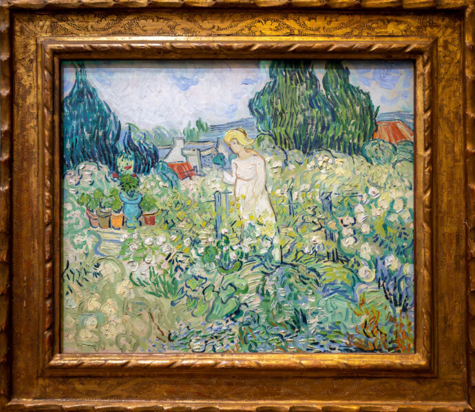 Marguerite Gachet in the Garden- Vincent van Gogh