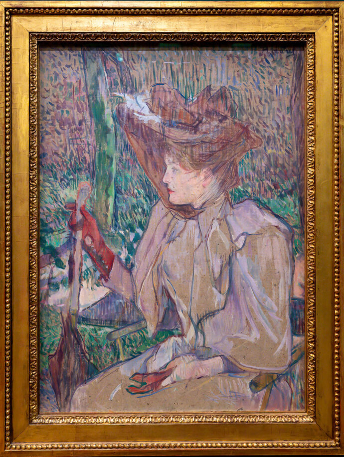 La Femme aux gants, Honorine Platzer- Henri de Toulouse-Lautrec