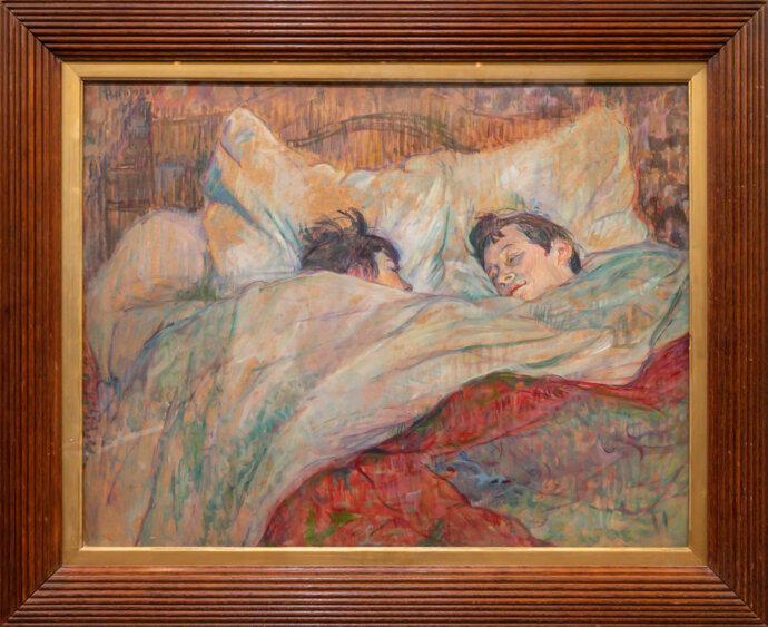 In Bed- Henri de Toulouse-Lautrec