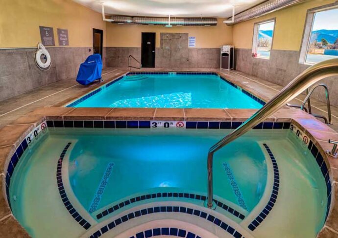Indoor Pool and Exercise Area Photography