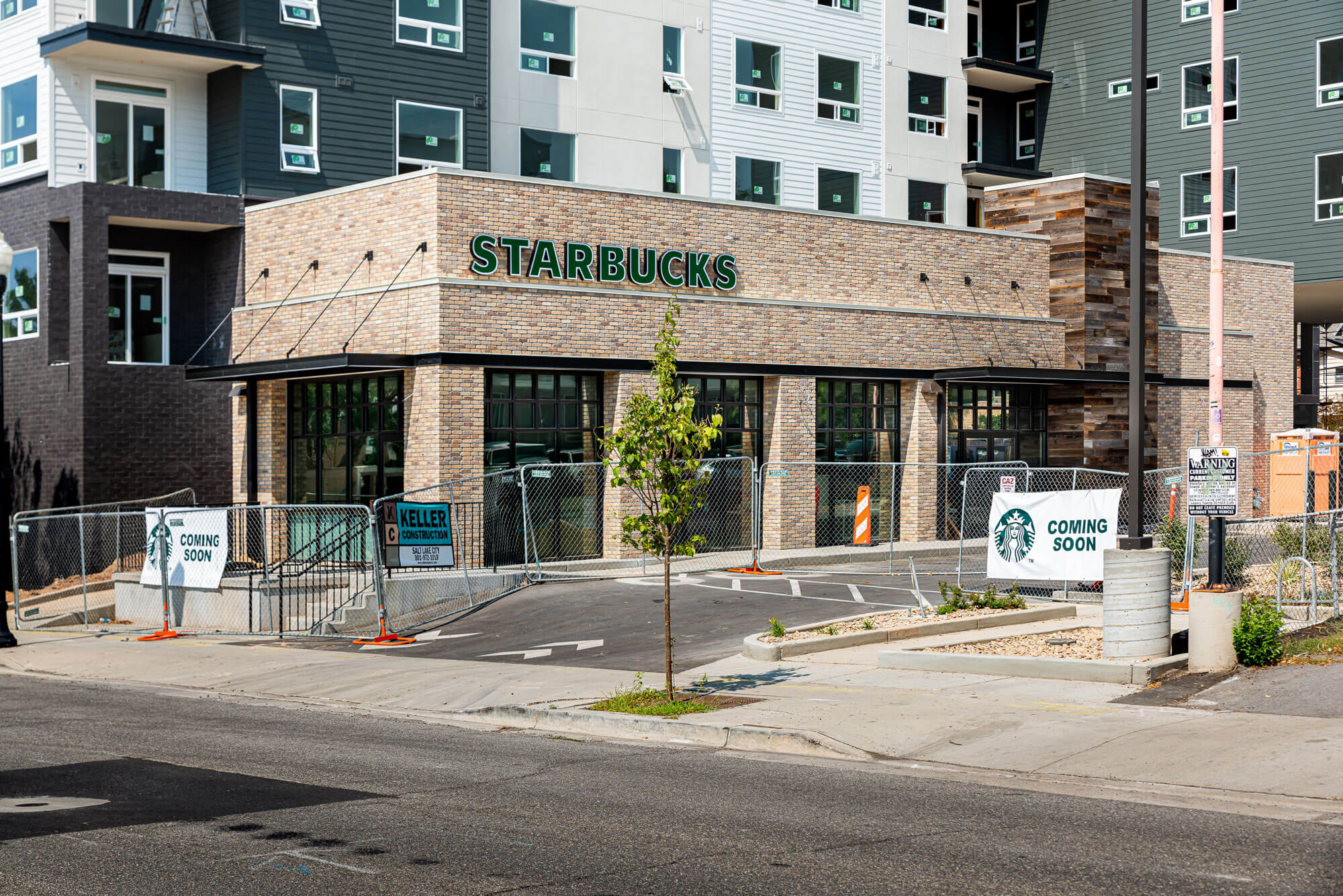 Starbucks Construction Photography