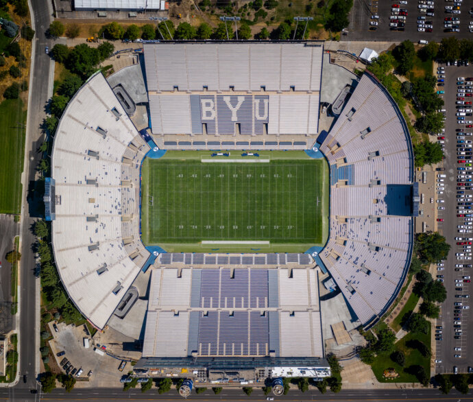 Lavell Edwards Stadium BYU Photography
