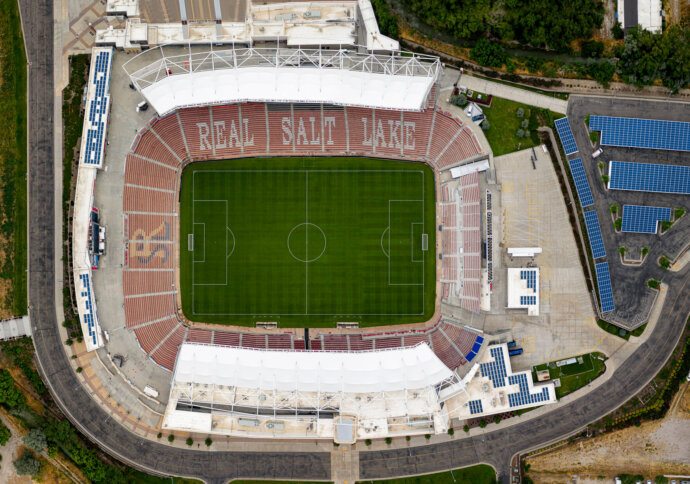 Rio Tinto Stadium Aerial
