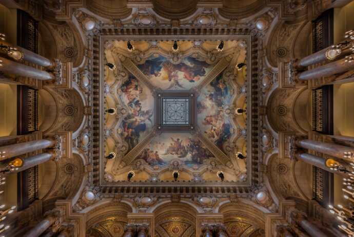 Ceiling, Staircase Room, Palais Garnier