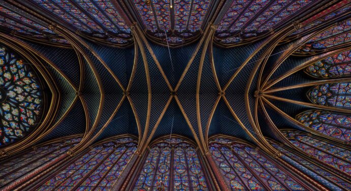 St Chapelle, ceiling