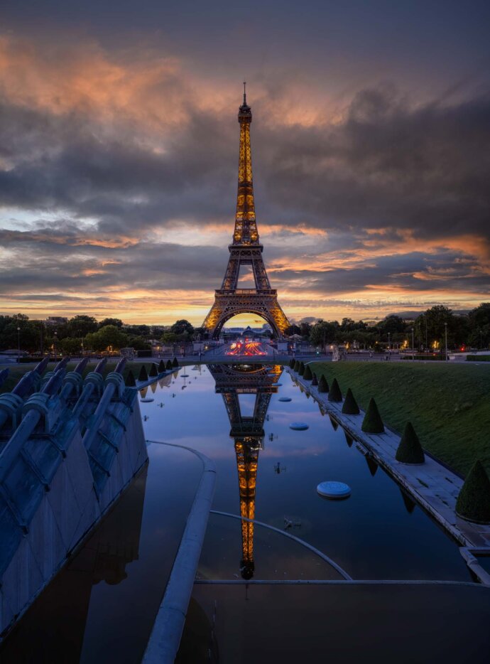 The Eiffel Tower at Dawn