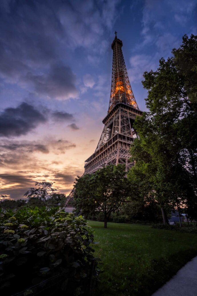 The Eiffel Tower at Dawn
