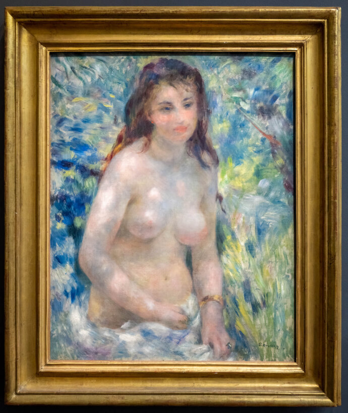 Study Torso Sunlight Effect- Pierre-Auguste Renoir