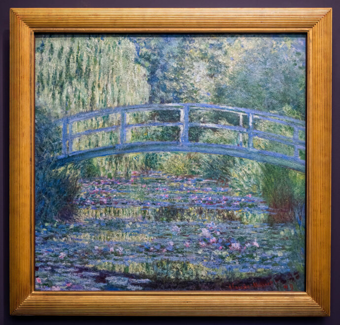 Bridge over a Pond of Water Lilies- Claude Monet