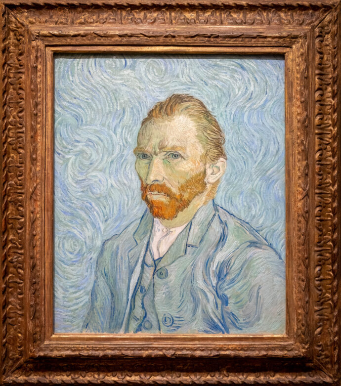 Self-portrait (in Green)- Vincent van Gogh