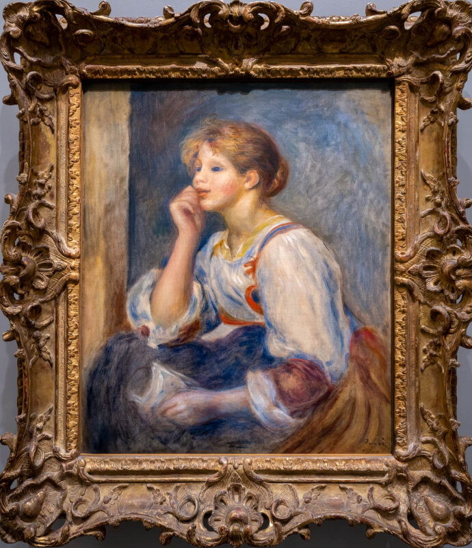 Femme à la lettr- Pierre-Auguste Renoir