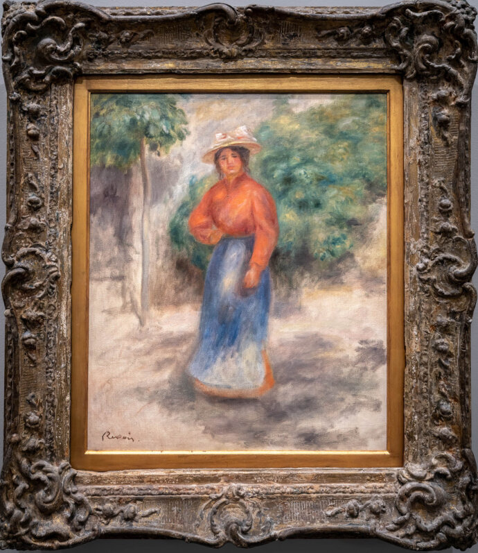Gabrielle au jardin- Pierre-Auguste Renoir