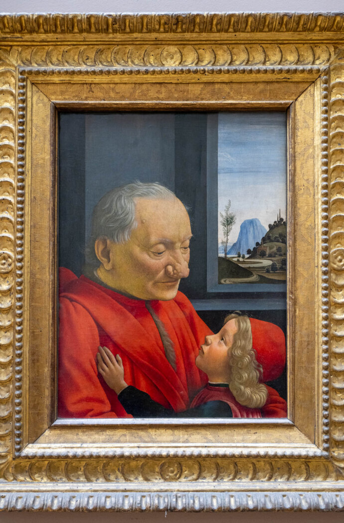An Old Man and His Grandson- Domenico Ghirlandaio