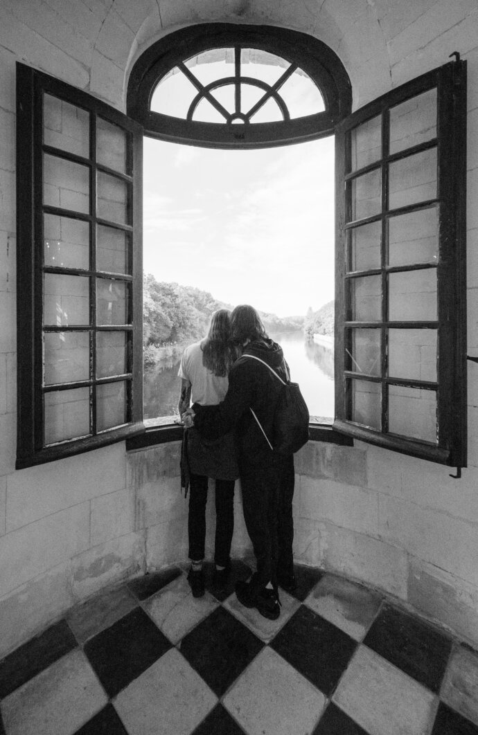 Château de Chenonceau; the Grand Gallery window cove