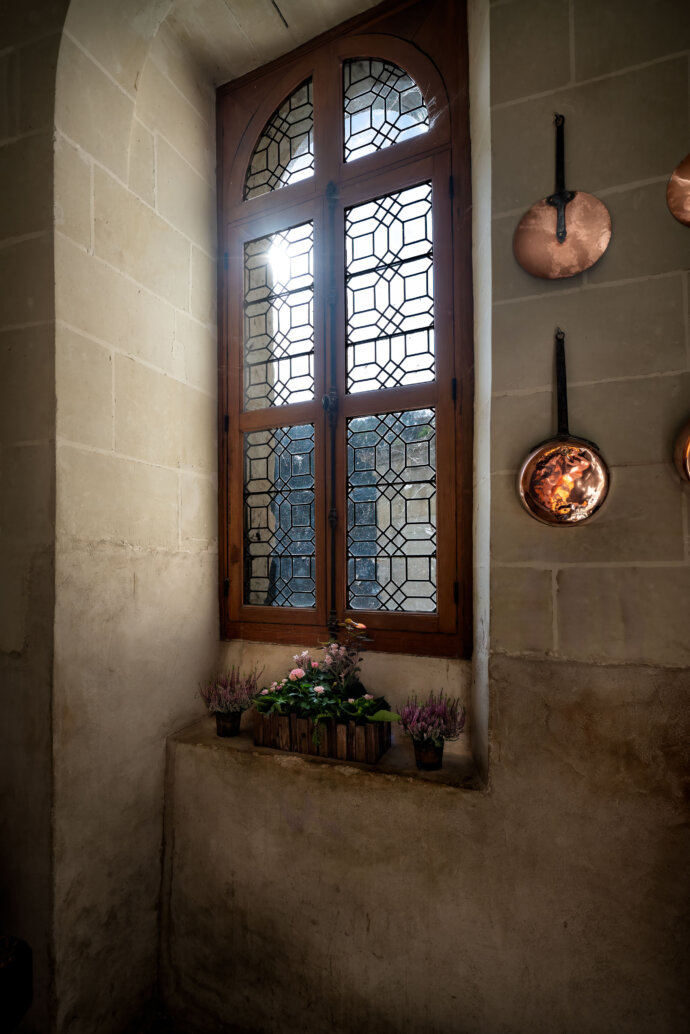 Château de Chenonceau; Kitchen window