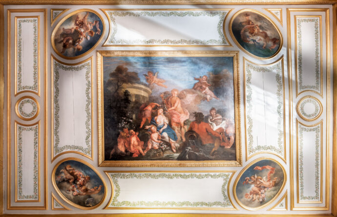 Château de Chenonceau Bedroom ceiling mural