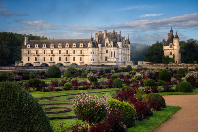 Château de Chenonceau and Catherine de’ Medici's formal Garden