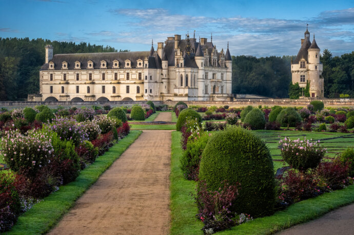 Château de Chenonceau and Catherine de’ Medici's formal Garden