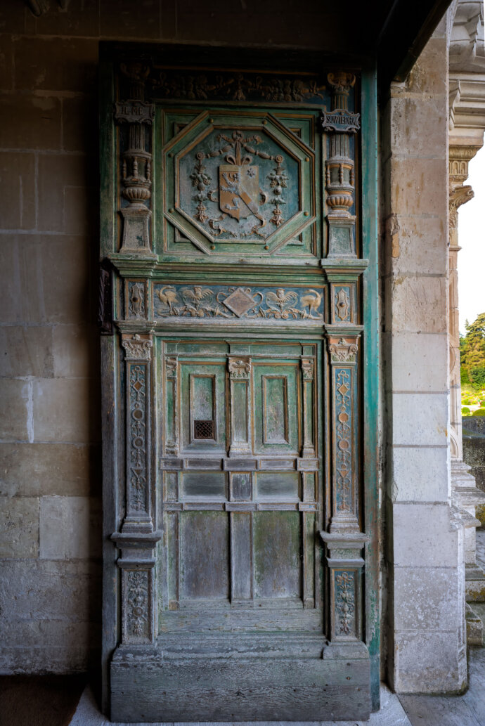 Château de Chenonceau Entrance Right Door